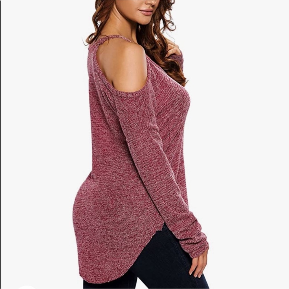 Cold Shoulder Sweater - Picture 3 of 4